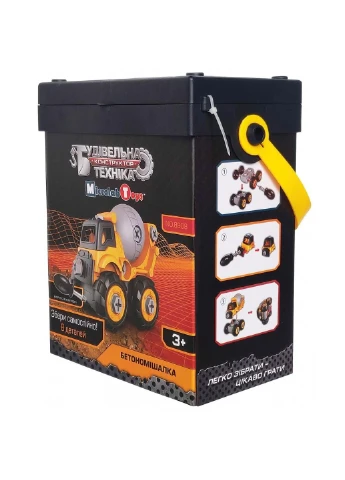 Конструктор Строительная техника - бетономешалка (MT8908) Microlab Toys (251224709)
