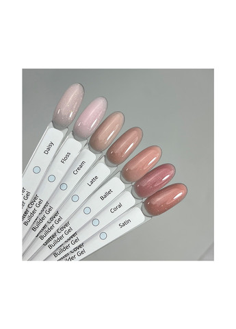 Гель для нарощування нігтів з пластівцями юки Cotton Glitter Cover Gel, 40 г Izzy (363030729)