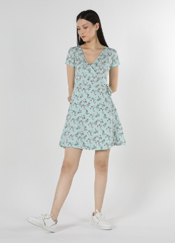 М'ятна кежуал сукня на запах Colin's з квітковим принтом