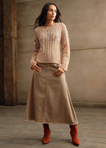 Бежевий демісезонний джемпер джемпер SHEIN