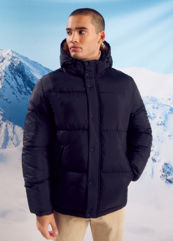 Чорна зимня куртка Springfield