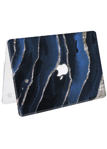 Чохол пластиковий для Apple MacBook Pro 13 A1278 Темно-синій мармур (Dark Blue marble) (6347-2759) MobiPrint (219124123)