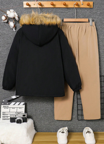 Комбінований демісезонний комплект (куртка, штани) SHEIN