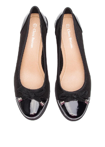 Напівчеревики Clara Barson Clara Barson LS4851-01 туфлі-човники однотонні чорні кежуали
