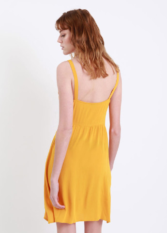 Жовтий кежуал сукня сукня-майка Pimkie однотонна