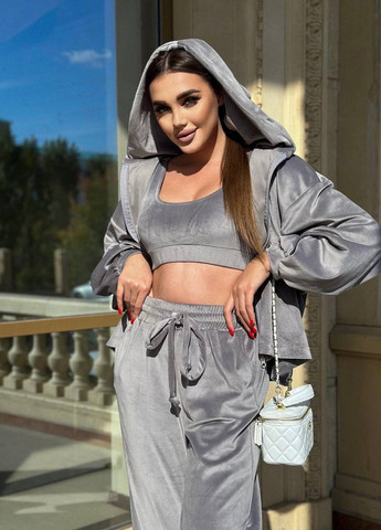 Костюм (толстовка, топ, штани) No Brand (358867215)