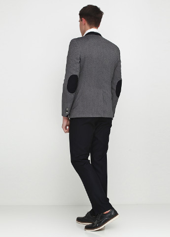 Грифельно-сірий демісезонний костюм (пиджак, жилет, брюки) брючний Federico Cavallini