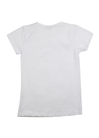 Белая летняя футболка Matilda