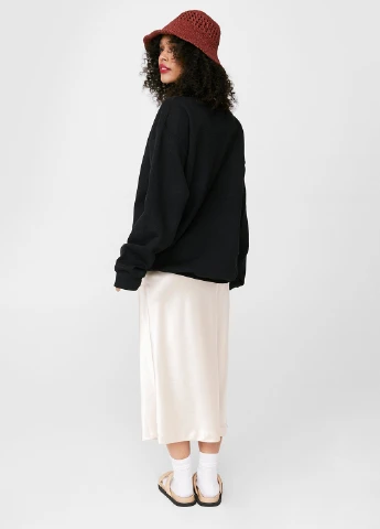 Чорний світшоти Nasty Gal малюнок без декору (237848173)