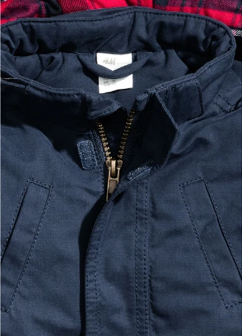 Темно-синяя куртка демисезон,темно-синий, H&M