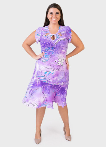 Женское летнее Платье BABOCHKA XL Collection с абстрактным узором