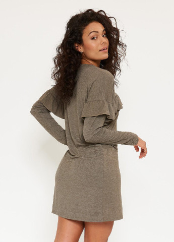 Оливковое повседневный платье 4408 Lingadore однотонное