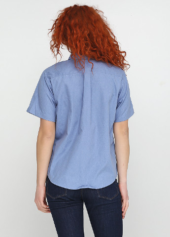 Голубой кэжуал рубашка однотонная Lady Edwards