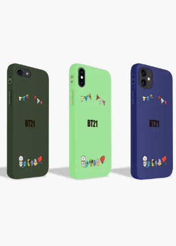 Чехол силиконовый Apple Iphone 7 plus БТС (BTS) (17364-1168) MobiPrint (219347450)