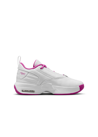 Кроссовки Max Aura 6 White Fire Pink (GS) FQ8297-160 Jordan Max Aura 6 White Fire Pink (GS) белые всесезоны (317207725)
