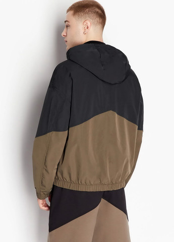 Коричневая демисезонная ветровка Armani Exchange