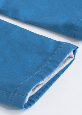 Темно-голубые кэжуал демисезонные брюки зауженные Coccodrillo