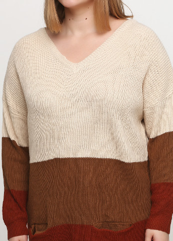 Песочный демисезонный пуловер пуловер CHD