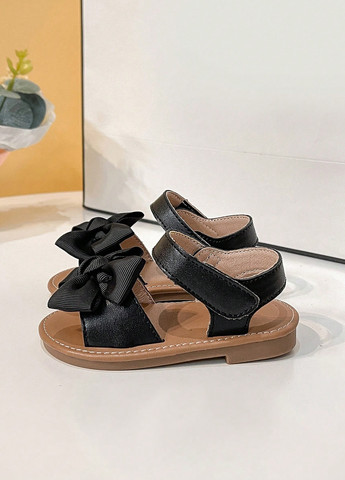 Черные кэжуал сандалии SHEIN на липучке