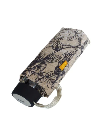 Бежевый женский складной зонт механический 93 см Zest (255709597)