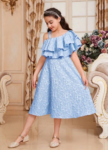 Голубое платье SHEIN (338627102)