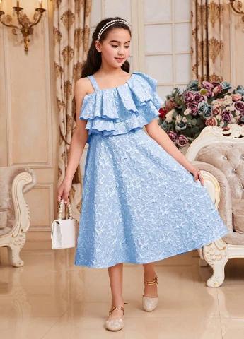 Голубое платье SHEIN (338627102)