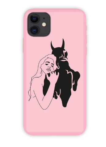 Чехол силиконовый Apple Iphone 7 Контурный минимализм (Contour minimalism) (17361-1358) MobiPrint (219774718)