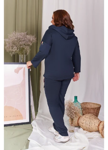 Спортивный костюм 188-3 64 Темно-синий N.N.C.Fashion (223458349)