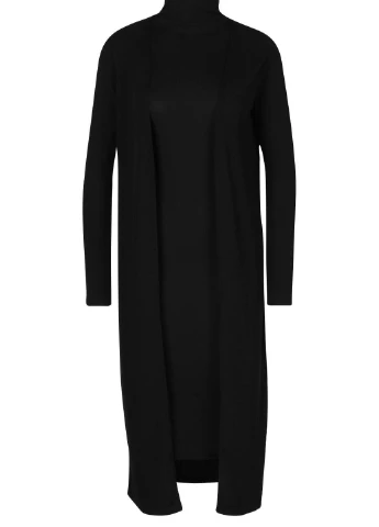 Черный демисезонный кардиган Boohoo