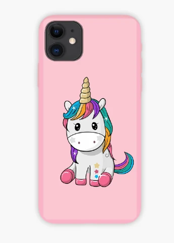 Чохол силіконовий Apple Iphone 6 Єдиноріг (Unicorn) Білий (6937-1390) MobiPrint (219510763)