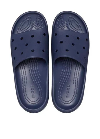 Темно-синие кэжуал шлепанцы Crocs