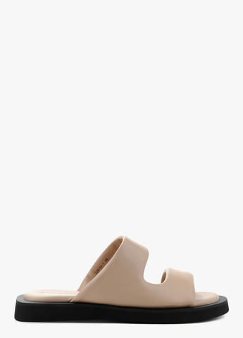 Бежевые шлепанцы Le'BERDES
