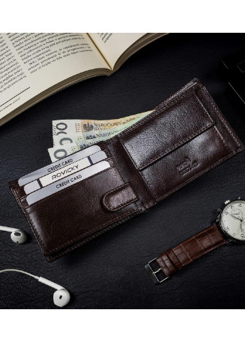 Гаманець чоловічий шкіряний CPR-021-BAR Rovicky (254314692)