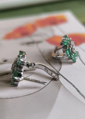 Серьги Silver Flame (354214718)