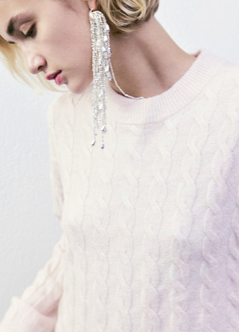 Светло-розовый зимний джемпер джемпер H&M