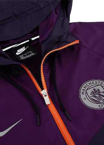 Темно-фиолетовая демисезонная куртка Nike MCFC M NSW WR WVN AUT CL
