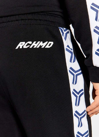 Мужской черный спортивный костюм с логотипом Richmond (251957347)