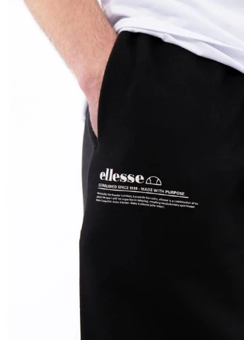 Черные спортивные демисезонные джоггеры брюки Ellesse