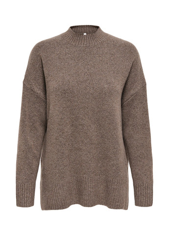 Коричневый зимний свитер Only