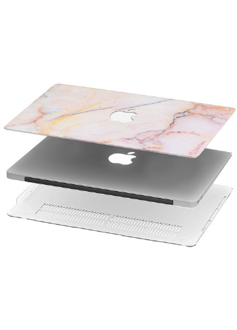 Чохол пластиковий для Apple MacBook Air 13 A1466 / A1369 Пастельний мармур (Pastel marble) (6351-2374) MobiPrint (218867548)