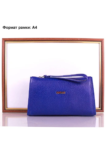 Жіноча шкіряна косметичка (SHI065-6FL) 19,5х11х5,5 см Desisan (253490854)