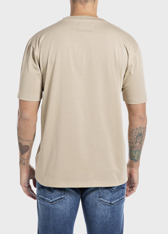 Бежевая футболка Replay