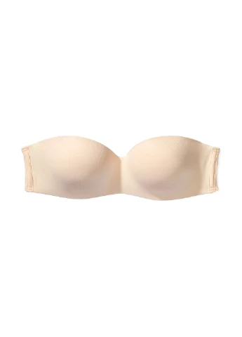 Бежевый демисезонный комплект (бюст, трусики) Victoria's Secret