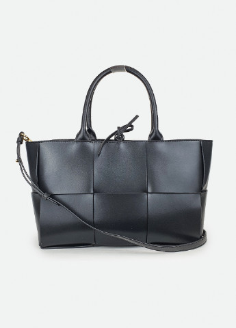 Жіноча чорна велика сумка шкіряна Fashion (229461495)