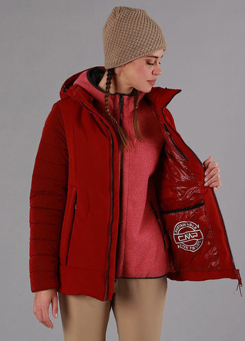 Вишнева демісезонна куртка CMP