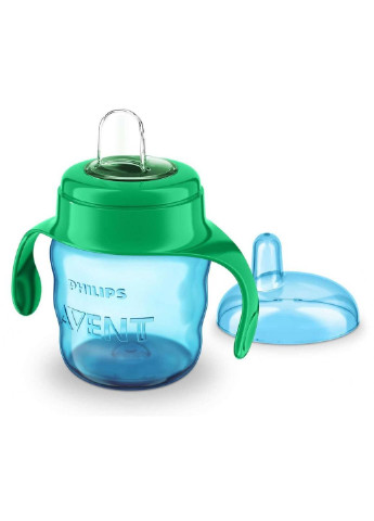 Поильник-непроливайка з м'яким носиком 200 мл блакитний 6 міс+ Philips Avent (252244206)