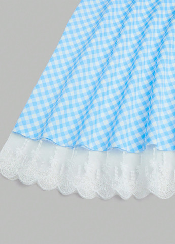 Синя кежуал сукня а-силует SHEIN в клітинку