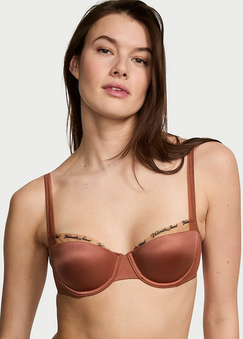 Коричневый демисезонный комплект (бюстгальтер, трусики) Victoria's Secret