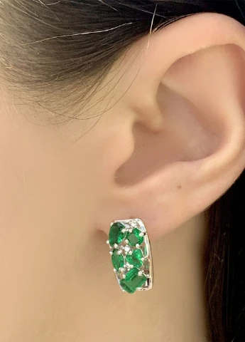 Серьги Silver Flame (152533036)