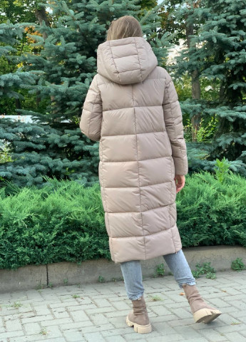 Кофейная зимняя куртка KTL&Kattaleya